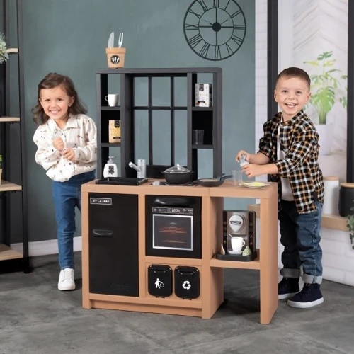 Интерактивная кухня Smoby Toys Лофт c кофемашиной аксессуарами и звуковым эффектом (312600) фото 10