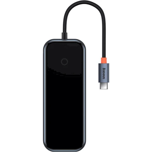 Адаптер Baseus Adapter AcmeJoy USB-C to 3xUSB3.0+USB-C Dark Grey (WKJZ010013): Колір серый