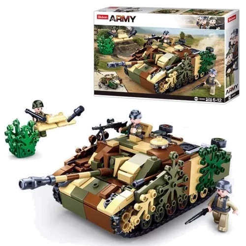 Конструктор Sluban Армія Самохідка Штуг (M38-B0858)