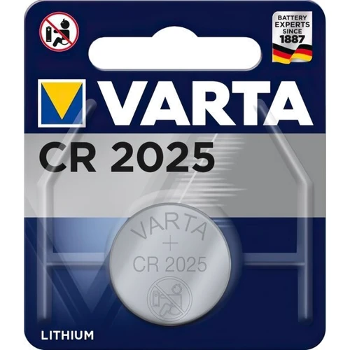 Varta CR-2025 bat(3B) Lithium 1шт (06025101401)
