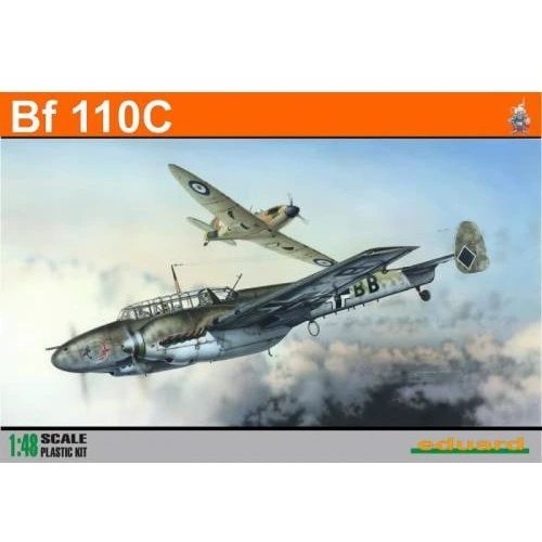 Истребитель Eduard Messerschmitt Bf 110C (профессиональный набор) EDU-08201
