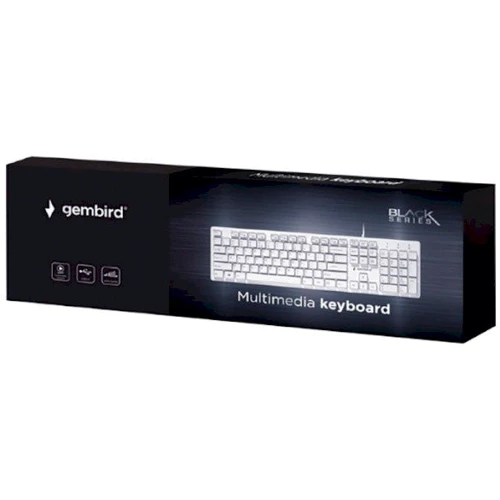 Клавиатура Gembird KB-MCH-03-W-RU: Интерфейс подключения USB