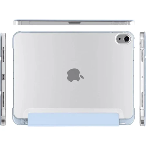 Аксессуар для iPad BeCover Case Book Soft Edge with Pencil mount Light Blue for iPad Air 2020/iPad Air 2022 (711123): Цвет голубой