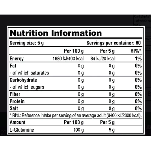 Аминокислота для спорта Galvanize Nutrition Gluta Max 300 g /60 servings/ Unflavored: Вкус Без вкуса