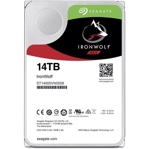 Внутренний жесткий диск Seagate IronWolf 14 TB (ST14000VN0008)