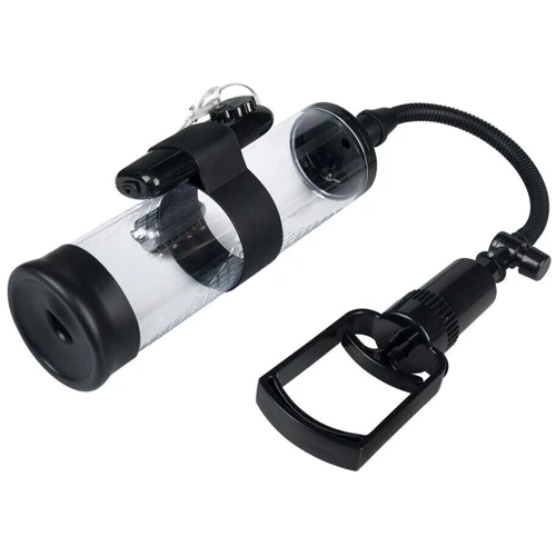 Вакуумная помпа с вибрацией Powerpump MAX Vibrating - Black&Clear, BS6000035