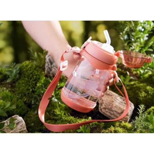 Бутылка для воды детская Ardesto Llama 500 ml розовая (AR2250PL): Возраст с 12-ти месяцев