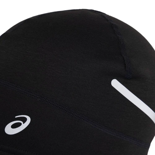 Шапка Asics Lite Show Beanie черная (3013A894-001) фото 2