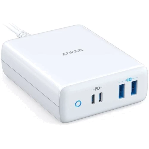 Зарядное устройство ANKER Wall Charger 2xUSB+2xUSB-C PowerPort Atom IV PD 100W White (A2041G21)