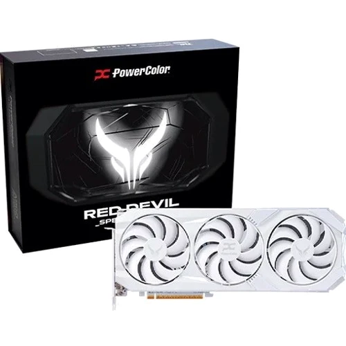 Відеокарта Power Color Red Devil Spectral White AMD Radeon RX 9070 XT 16GB GDDR6 (RX9070XT 16G-E/OC/WHITE): Обсяг пам'яті, Гб 16