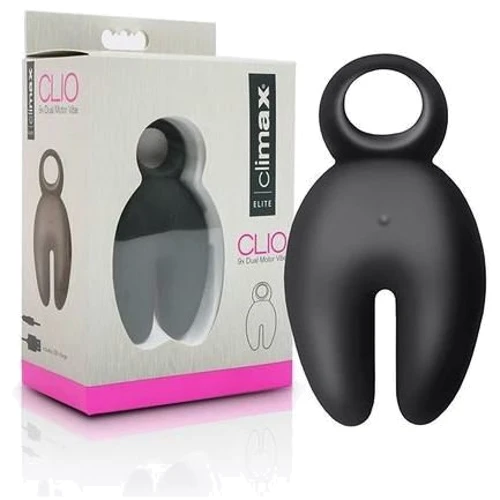 Вибромассажер для клитора и сосков Topco Sales Climax Elite, Clio Rechargeable 9x Dual Motor Vibe