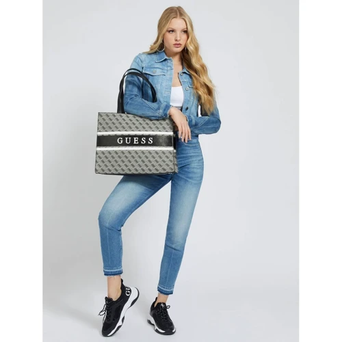 Женская сумка тоут Guess Monique Tote темно-серая (HWJY7894230-COA): Тип Сумки