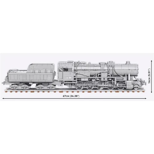 Конструктор Cobi Локомотив Kriegslokomotive Class 52 2476 деталей (COBI-6281) фото 8