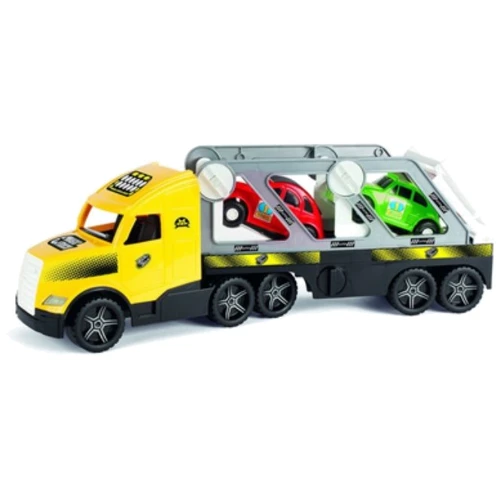 Автомобиль Wader Magic Truck Action Автотягач с ретро автомобилями 79 см