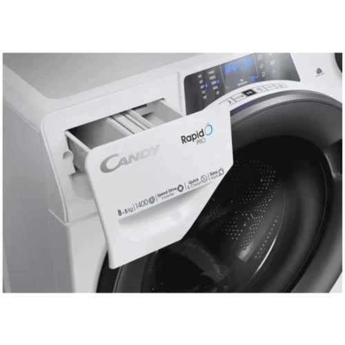 Стиральная машина Candy RapidO PRO RPW4856BWMR/1-S: Загрузка белья (стирка), кг 8