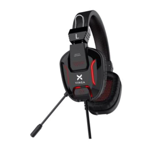 Наушники Vinga HSCU-110 Gaming Black: Тип крепления оголовные