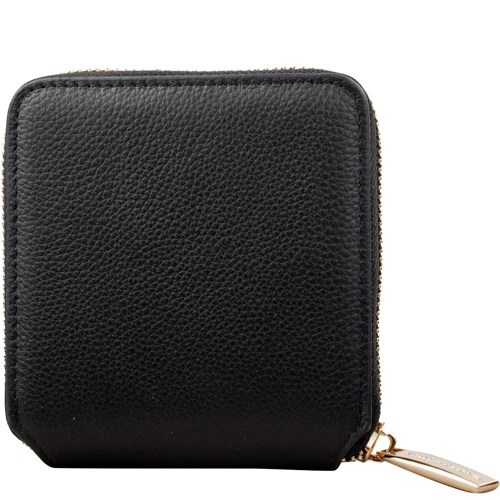 Женский кошелек Smith&Canova черный (FUL-26825-black): Материал Натуральная кожа