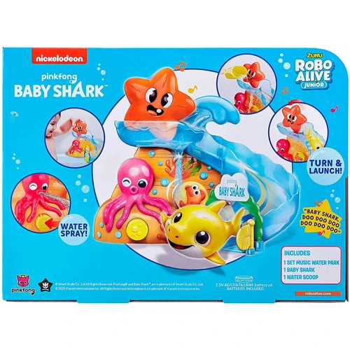 Интерактивный игровой набор для ванны Robo Alive серии Junior - Baby Shark (25291) фото 9