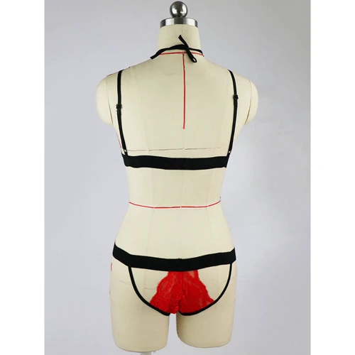 Эротический комплект NDS 1290 Red/Вlack (S, M, L, XL) (19005)