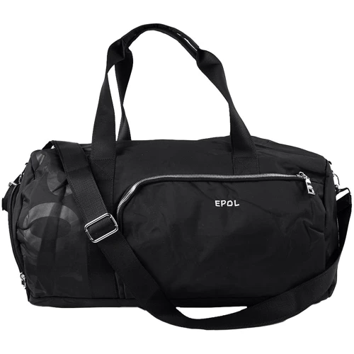 Дорожная сумка Epol черная (VT-6016-06-black)