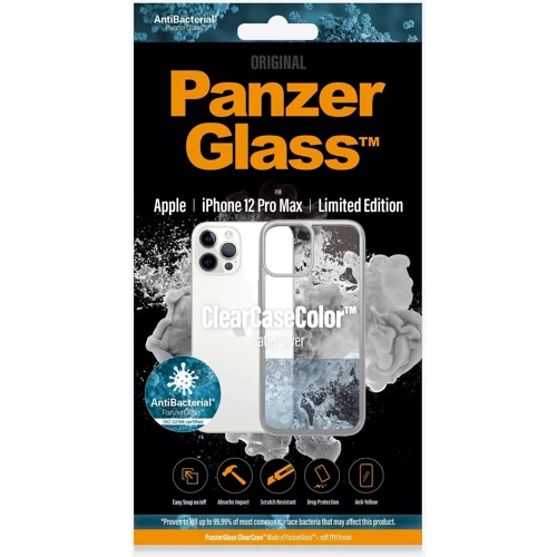 Чехол для iPhone PanzerGlass Clear Case Satin Silver for iPhone 12 Pro Max (0272) фото 8