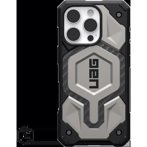 Чохол для iPhone Urban Armor Gear UAG Monarch Pro Magsafe Titanium (114456113636) for iPhone 16 Pro