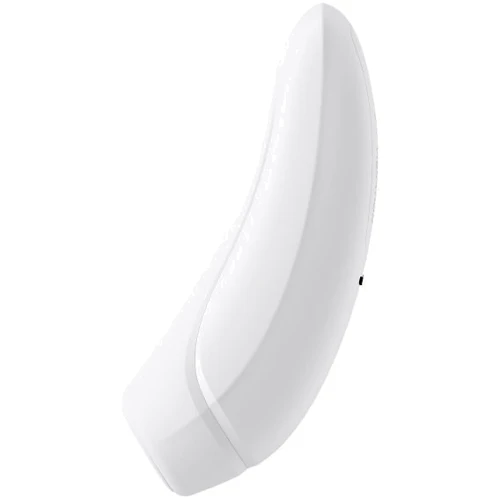 Вакуумный клиторальный стимулятор Satisfyer Curvy 1+ White