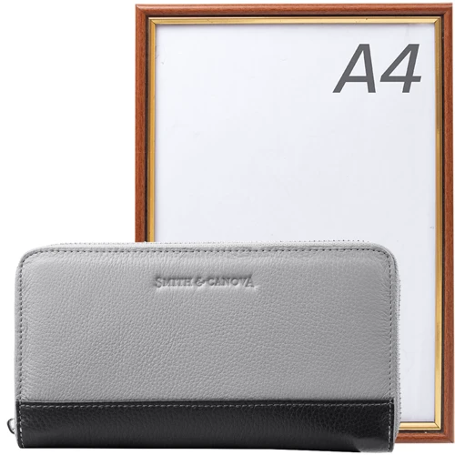 Женский кошелек Smith&Canova серый (FUL-26800-grey-dkgrey): Страна производитель Великобритания