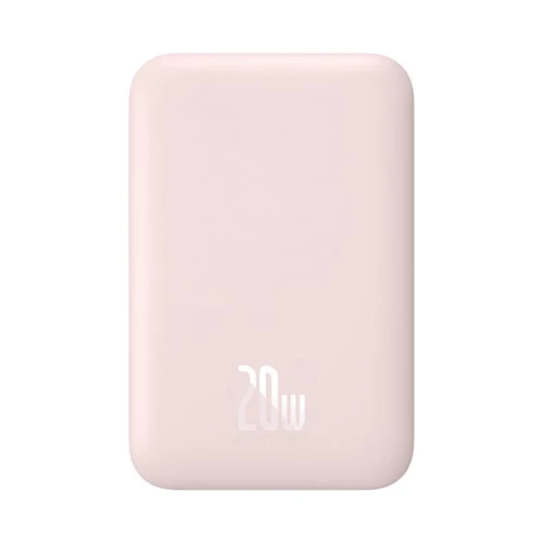 Внешний аккумулятор Baseus Power Bank 6000mAh Magnetic Wireless 20W Pink (PPCX020004)