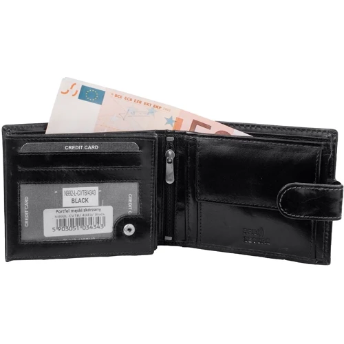 Чоловіче портмоне Buffalo Wild чорне (DNK-N992L-CVTB-black): Тип Портмоне