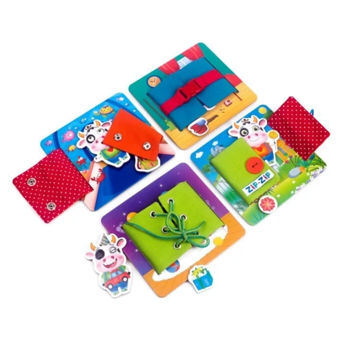 Гра з застібками Vladi Toys Бізіборд Емоції ZZ1001-01: Тип бизиборд