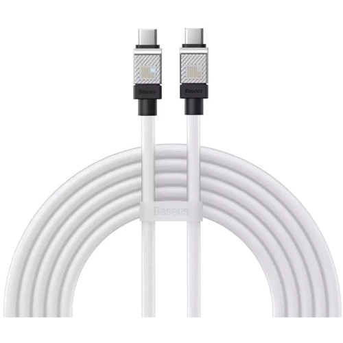 Кабель Baseus Cable USB-C to USB-C CoolPlay Series 100W 2m White (CAKW000302)