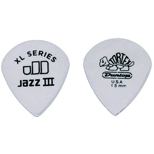 Медіатор Набор медиаторов DUNLOP 498P1.5 TORTEX JAZZ III XL PLAYERS PACK 1.5: Товщина  Дуже товсті (1.01 - 3.0 мм)