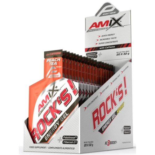 Энергетик Amix Performance Rock´s Gel with caffeine 20x32 g / 20 servings / peach tea