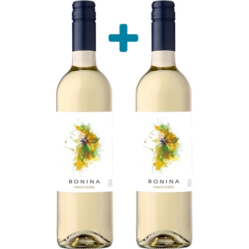 Набор вина Adega Ponte da Barca Bonina Vinho Verde "Branco", белое полусухое, 2x0.75л 12.5% (WHS2000820535032)