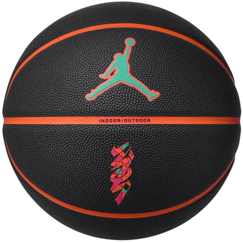 М'яч для гри Nike Jordan All Court 8P Z Williamson Deflated баскетбольний чорний, помаранчевий УНІ 7 (J.100.4141.095.07)