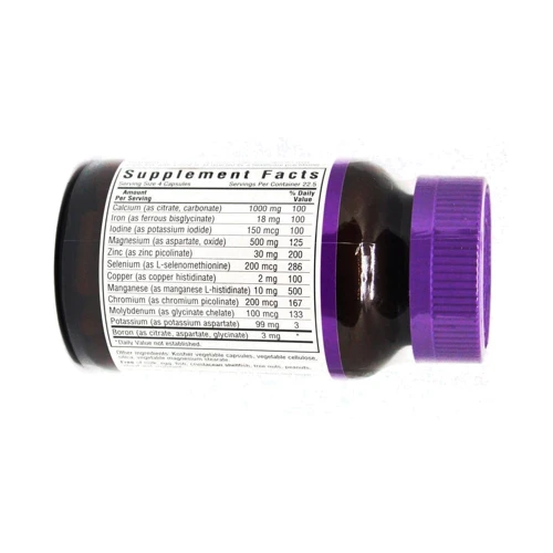 Bluebonnet Nutrition Multiminerals Plus Boron 90 caps: Тип Мультиминералы
