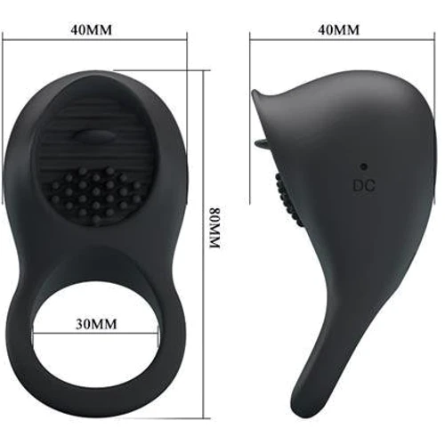 Эрекционное кольцо Pretty Love Ring Shacking II Black