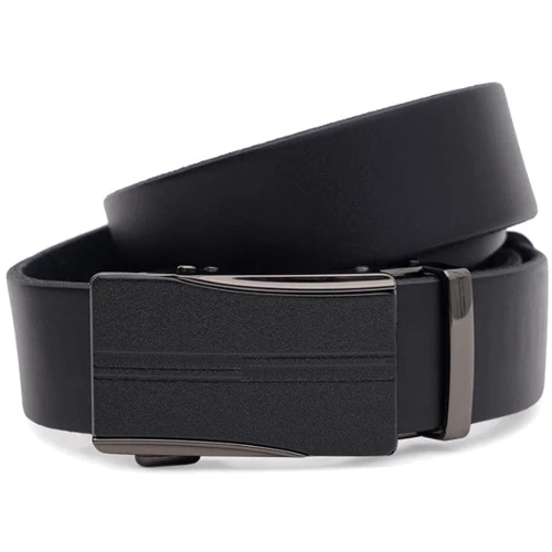 Мужской ремень Borsa Leather черный (125v1genav22-black)