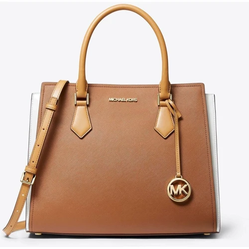 Жіноча сумка тоут Michael Kors коричнева (193599733647)