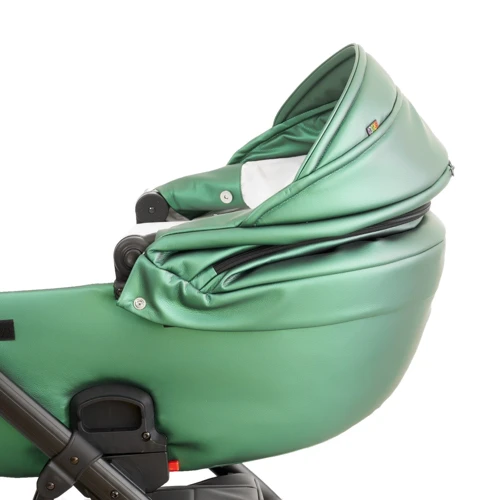 Универсальная коляска 2 в 1 Broco Miracle Black 9023-BMB-03, green, зеленый фото 10
