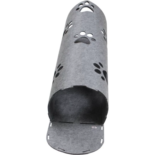 Будиночок-тунель для кішки Red Point "Kitty Tunnel" з мишкою сірий 850х280х280 мм (ТН.01.В.11.00.216) фото 4