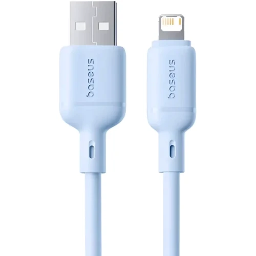 Кабель Baseus USB Cable to Lightning Silky Series 2.4A 1m Blue (P10377702313-00)