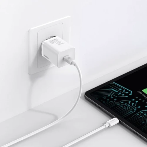 Зарядное устройство Baseus USB-C Wall Charger Super Si 30W White (CCSUP-J02) фото 7