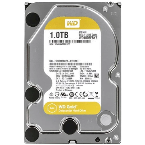Внутренний жесткий диск WD Gold Enterprise Class SATA 1TB (WD1005FBYZ)