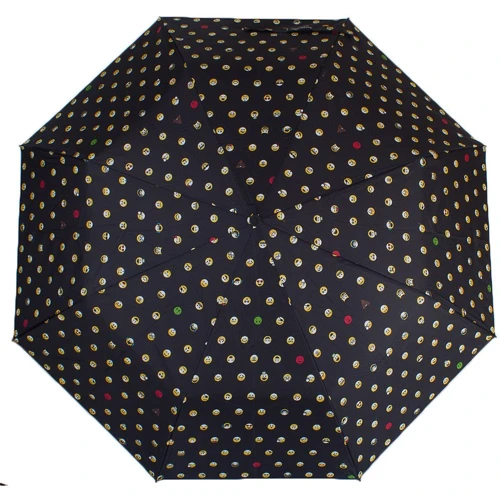 Зонт женский полуавтомат Happy Rain черный (U42276-1)