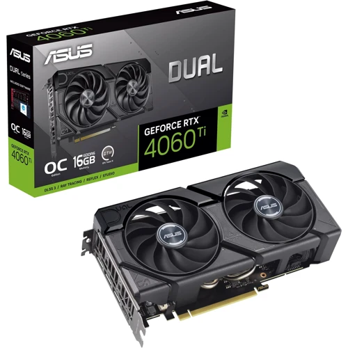 Видеокарта ASUS GeForce RTX4060 Ti Dual EVO O16G (DUAL-RTX4060TI-O16G-EVO) RB