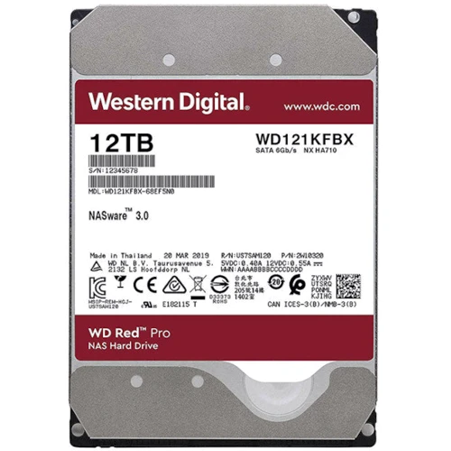 Внутренний жесткий диск WD Red Pro NAS 12TB (WD121KFBX)