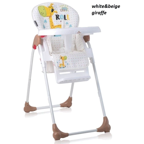 Стульчик для кормления Bertoni OLIVER (white/beige giraffe)