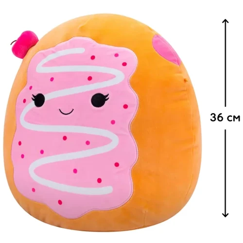Мягкая игрушка Squishmallows – Вишневый пончик Перл 36 см (SQCR06742)
